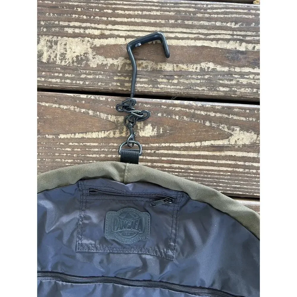 Kelty Pangaea Convertible Garment Bag Travel Luggage Tri Fold Green Zip Pockets